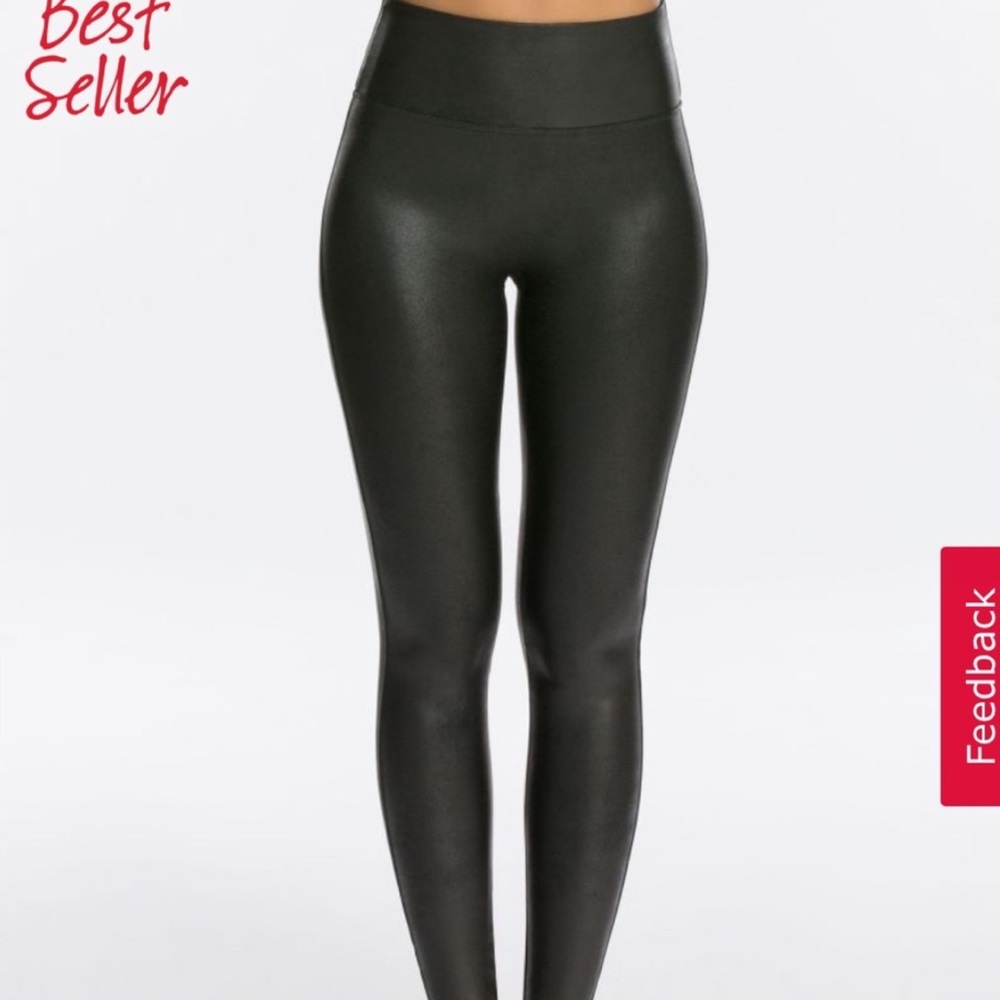 Spanx faux leather leggings
